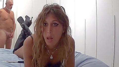 Horny latina shemale with an awesome body gets fucked