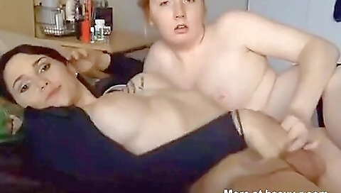 Blonde brunette amateur rimjob porn video with blowjob