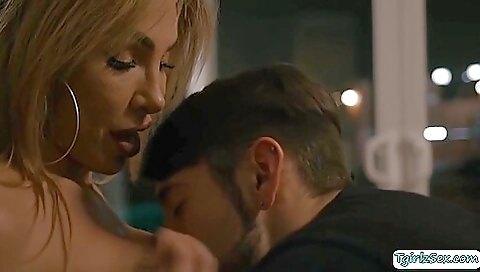 Busty stepmom fucked by a stepson in a hardcore vid