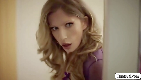 Blonde teen gets fucked hard by a big cock and gets really wet