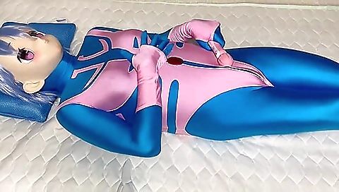 Cosplay solo masturbation with cumshots from pussy