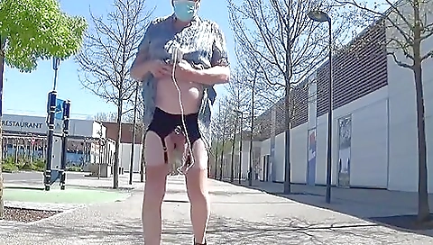 Sexy mature teen with big ass uses a toy in her pussy