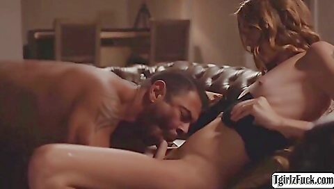 Blonde teen loves her stepdaddy's big cock and gets a great creampie